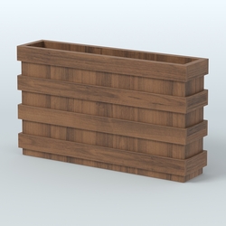 Тумба для цветов №1, Орех