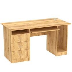 Стол для компьютера СК-33 (Левосторонний), Дуб Золотистый