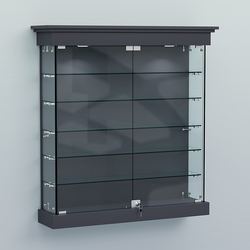 Витрина для музеев "Коллекция" настенная №2-5, Антрацит