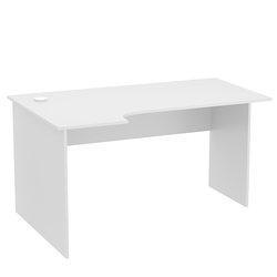 Стол эргономичный офисный СЭ-19 (левосторонний), Серый