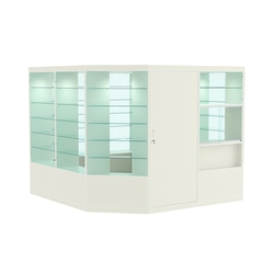 Павильон №6 из ДСП (9, 61 кв. м), Белый