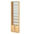 Стеллаж из ДСП с 7-ю полками 150x600 мм серии LEVEL-7 №2-2 (З/C - ЗЕРКАЛО) Дуб Золотистый