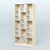 Стеллаж из ДСП серии ЛОФТ №10-2 с полками ДСП Крем Вайс