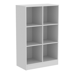 Стеллаж из ДСП серии Эконом №7А-800 с 6-тью ячейками, Серый