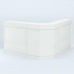 Ресепшен серии ПРАЙМ №5Б угловой, Белый