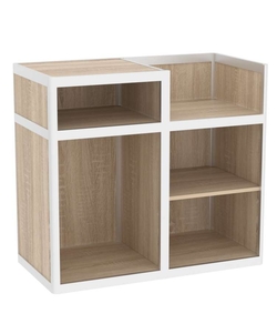 Прилавок под кассу из профиля №1 (открытый), Дуб сонома