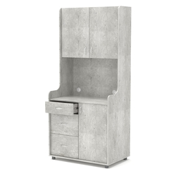 Офисная мини-кухня ЭЛЕГИЯ №4, Метрополитан Грей