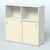 Шкаф-купе приставной/опорный, цвет дуб наварра Белый + Крем Вайс