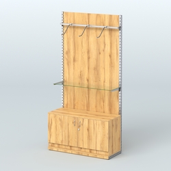 Система ЭЛЕГАНТ №6 с ДСП и тумбой T22 (1200 мм), Дуб Золотистый