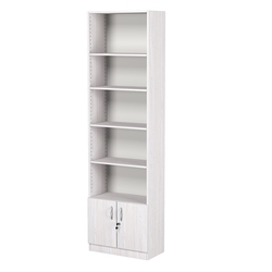 Стеллаж из ДСП с 4-мя полками 300x600 мм серии LEVEL-4 №5 (З/C - ДВП), Ясень Анкор светлый