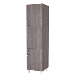 Шкаф для раздевалок СТАНДАРТ-ТРИО №2, Ясень Анкор темный - U31105