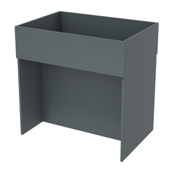 Корзина для распродаж из ДСП №4, Темно-Серый
