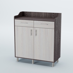 Стойка официанта "Бармен" №6-Н на ножках, Ясень Анкор темный + Ясень Анкор светлый