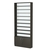 Стеллаж из ДСП с 9-ю полками 200x900 мм серии LEVEL-9 №10-1 (З/C - СТЕКЛО) Черный