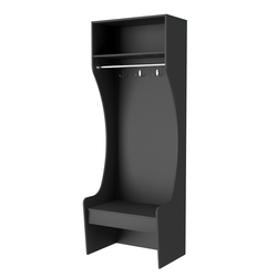 Шкаф для раздевалок Спорт-Фит №3, Черный