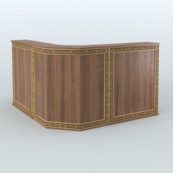 Ресепшен большой серии БАРОККО №5, Орех