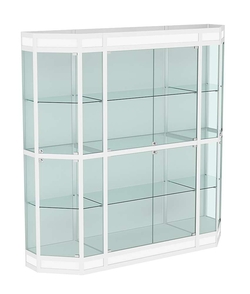 Витрина из профиля Трапеция №7 (2-ух метровая), Белый