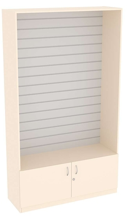 Витрина СЭСП с экономпанелью для продажи №1-1-400 (открытая), Крем Вайс