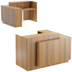 Стойка ресепшен ВЕРОНА №3, Орех