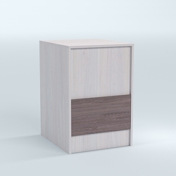 Стол-ресепшен серии ПРАЙМ №2Б, Ясень Анкор светлый + Ясень Анкор темный