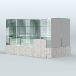 Павильон ИСТРА (глубина витрин-300мм) №3г (5, 94 кв.м), Метрополитан Грей