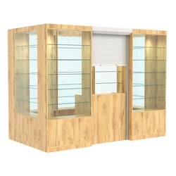 Островной павильон №5-5П (4,05 кв.м), Дуб Золотистый