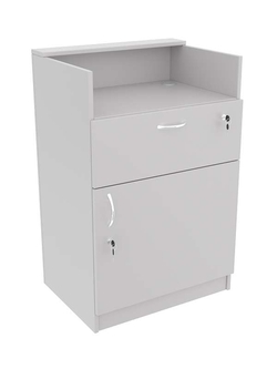 Прилавок Истра под кассу №3 закрытый, Серый