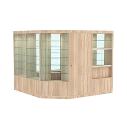 Павильон №6 из ДСП (9, 61 кв. м), Дуб Сонома