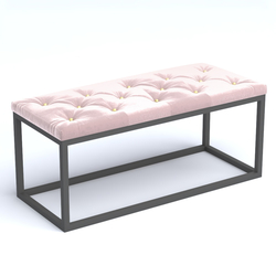 Пуфик серии ЛОФТ №3К, Tiffany 14 Flamingo