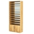Стеллаж из ДСП с 10-ю полками 350x900 мм серии LEVEL-10 №13-2 (З/C - ЗЕРКАЛО) Дуб Золотистый