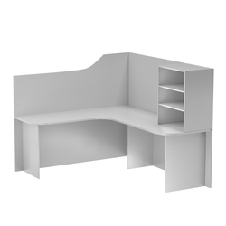 Ресепшен универсальный №2А правосторонний, Серый