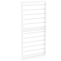 Торговый стеллаж под обои №3 (пристенный), Белый