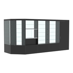 Павильон №9 из ДСП (6, 58 кв. м), Черный