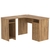 Стол угловой с ящиками СУ-03-П (правосторонний) Дуб канзас коричневый Н1113 ST10
