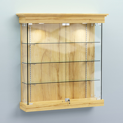 Витрина для музеев "Коллекция" настенная №2-3-РЕГ, Дуб Золотистый