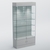 Витрина СЕТЬ №3-П с экономпанелью и полками Серый