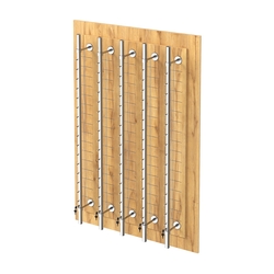 Дисплей настенный для очков ОПТИКА №1, Дуб Золотистый