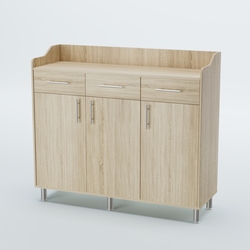 Стойка официанта "Бармен" №8-Н на ножках, Дуб Сонома