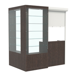 Угловой павильон №1-5П (2,16 кв.м), Дуб Венге