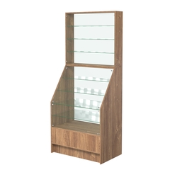 Витрина АЛМАЗ №1, Дуб Канзас коричневый