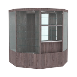 Павильон №4 из ДСП (4, 84 кв. м), Ясень Анкор темный