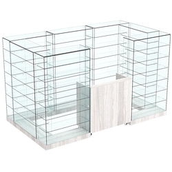 Торговый островок ХИТ ПРОДАЖ №6 (открытый) (4.05 кв.м), Ясень Анкор светлый - U31104