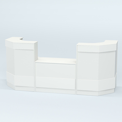 Ресепшен серии ПРАЙМ №7Б со столом выдачи, Белый