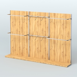 Система ЭЛЕГАНТ №1 пристенная с ДСП (3600 мм), Дуб Золотистый