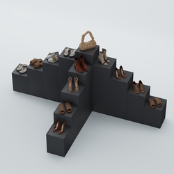 Демо-стенд Ступени Т-обр №4, Антрацит