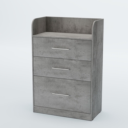 Стойка официанта "Бармен" №2, Бетон Чикаго светло-серый F186 ST9