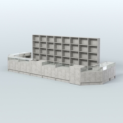 Торговый Островок "Эконом" №9 (15, 2 кв.м), Метрополитан Грей