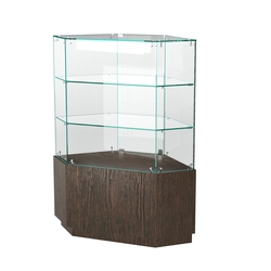 Витрина шестиугольная "Диаманд" №5, Дуб Венге