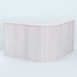 Ресепшен серии ПРАЙМ №5 угловой, Ясень Анкор светлый