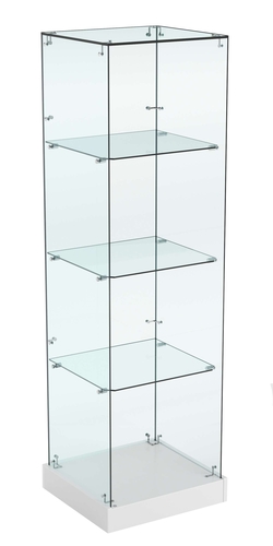 Витрина Хит продаж №2 (открытая, задняя стенка - стекло), Серый